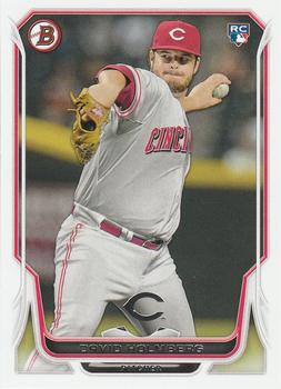 #218 David Holmberg - Cincinnati Reds - 2014 Bowman Baseball