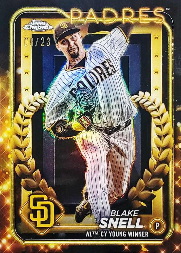 #218b Blake Snell - San Diego Padres - 2024 Topps Chrome Baseball