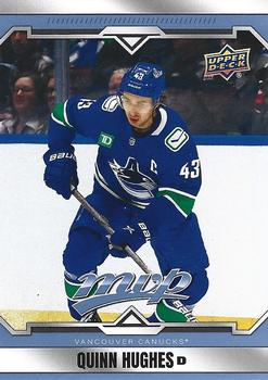 #219 Quinn Hughes - Vancouver Canucks - 2024-25 Upper Deck MVP Hockey
