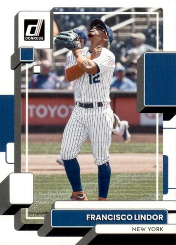 #219 Francisco Lindor - New York Mets - 2022 Donruss Baseball