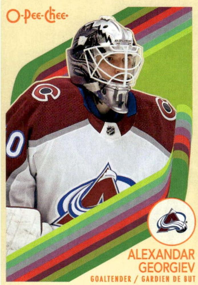 #219 Alexandar Georgiev - Colorado Avalanche - 2023-24 O-Pee-Chee - Retro Hockey