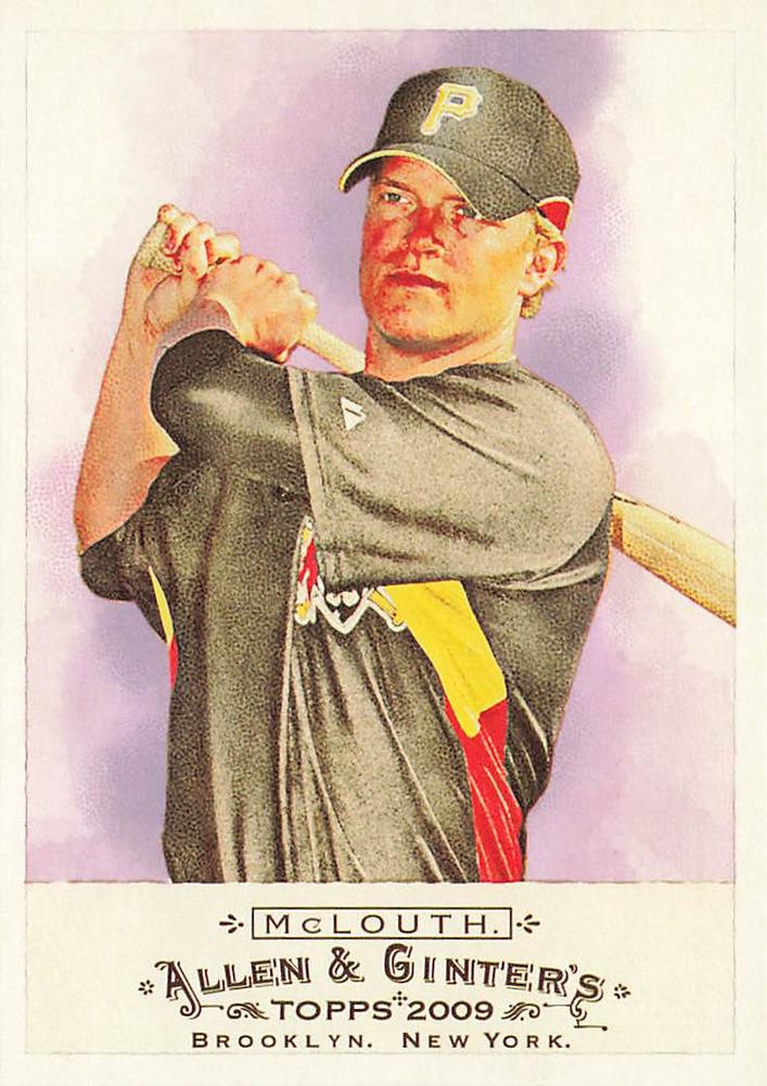 #219 Nate McLouth - Pittsburgh Pirates - 2009 Topps Allen & Ginter Baseball