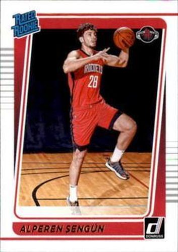 #219 Alperen Sengun - Houston Rockets - 2021-22 Donruss Basketball