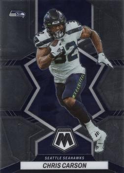 #219 Chris Carson - Seattle Seahawks - 2022 Panini Mosaic Football