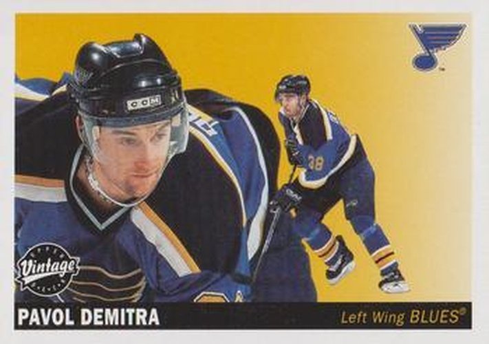 #219 Pavol Demitra - St. Louis Blues - 2002-03 Upper Deck Vintage Hockey