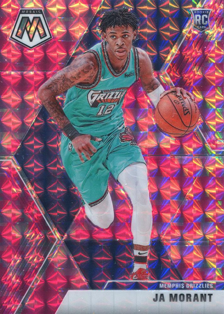 #219 Ja Morant - Memphis Grizzlies - 2019-20 Panini Mosaic - Camo Pink Basketball