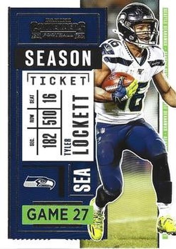 #21 Tyler Lockett - Seattle Seahawks - 2020 Panini Contenders Football