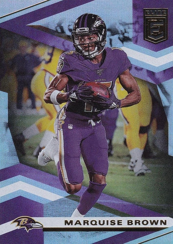 #21 Marquise Brown - Baltimore Ravens - 2020 Donruss Elite Football