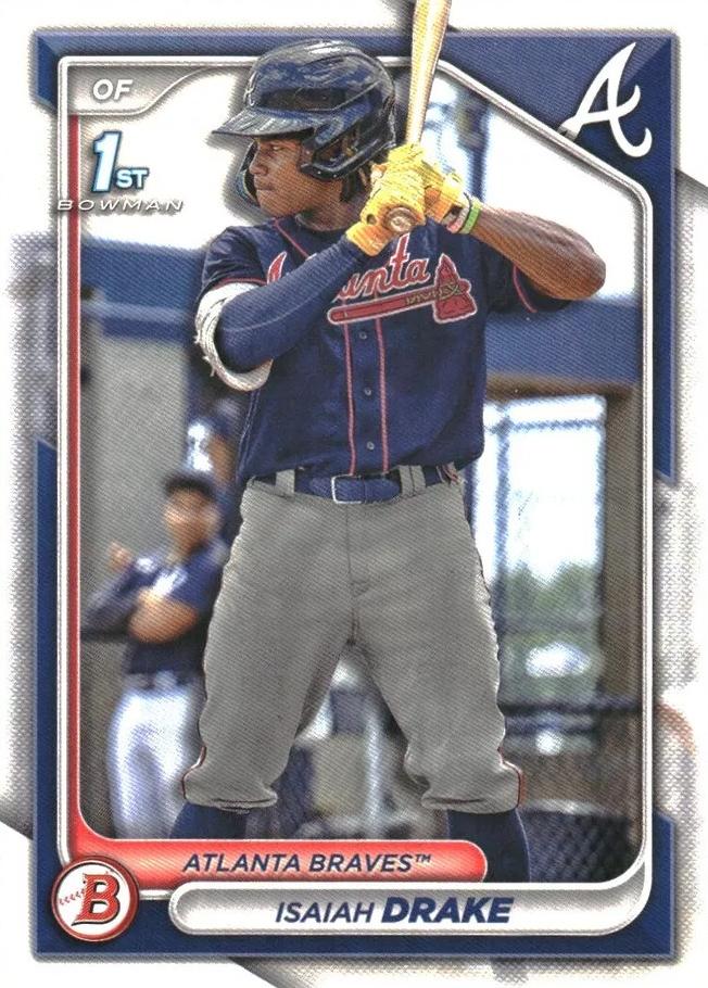 #BP-21 Isaiah Drake - Atlanta Braves - 2024 Bowman - Prospects Baseball