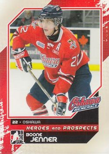 #21 Boone Jenner - Oshawa Generals - 2010-11 In The Game Heroes and Prospects Hockey