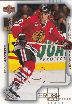 #21 Tony Amonte - Chicago Blackhawks - 2000-01 Upper Deck Pros & Prospects Hockey