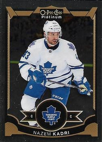 #21 Nazem Kadri - Toronto Maple Leafs - 2015-16 O-Pee-Chee Platinum Hockey
