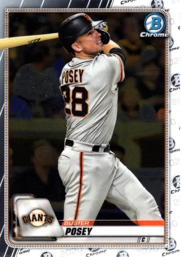 #21 Buster Posey - San Francisco Giants - 2020 Bowman Chrome Baseball