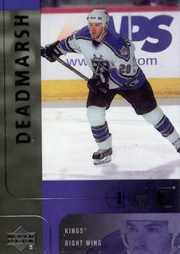#21 Adam Deadmarsh - Los Angeles Kings - 2001-02 Upper Deck Ice Hockey