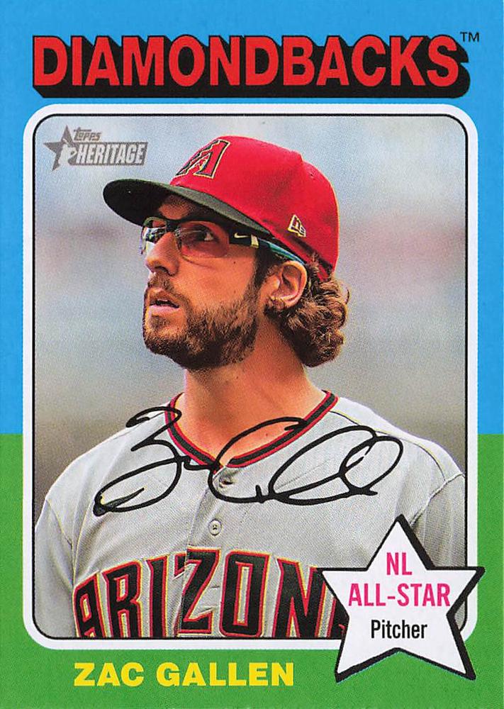 #21 Zac Gallen - Arizona Diamondbacks - 2024 Topps Heritage Baseball