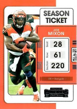 #21 Joe Mixon - Cincinnati Bengals - 2021 Panini Contenders Football