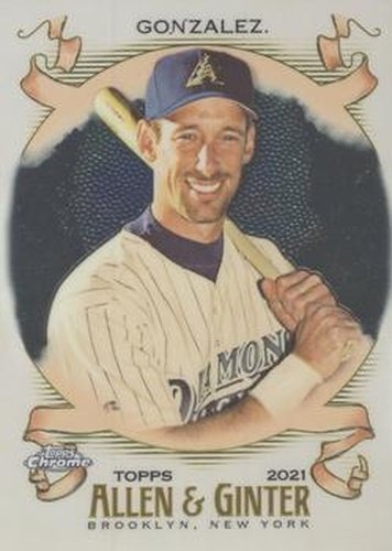 #21 Luis Gonzalez - Arizona Diamondbacks - 2021 Topps Allen & Ginter Chrome Baseball