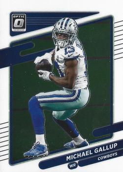 #21 Michael Gallup - Dallas Cowboys - 2021 Donruss Optic Football