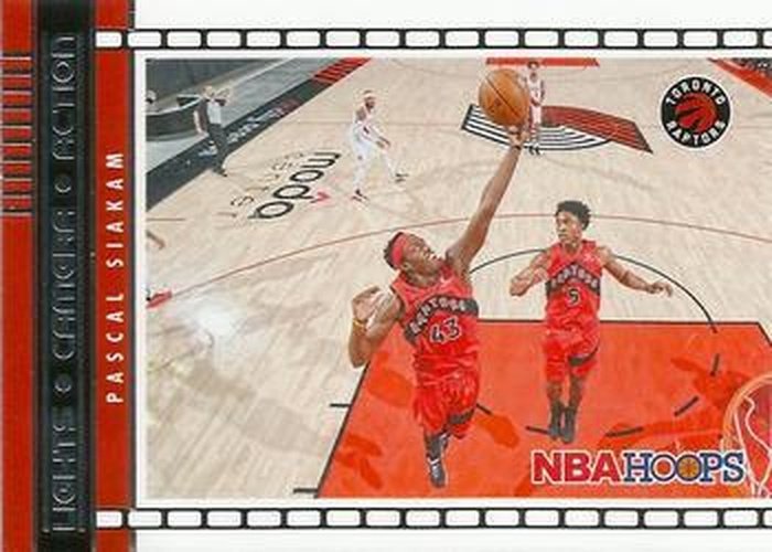 #21 Pascal Siakam - Toronto Raptors - 2021-22 Hoops - Lights Camera Action Basketball