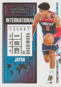 #21 Rui Hachimura - Washington Wizards - 2020-21 Panini Contenders - International Ticket Basketball