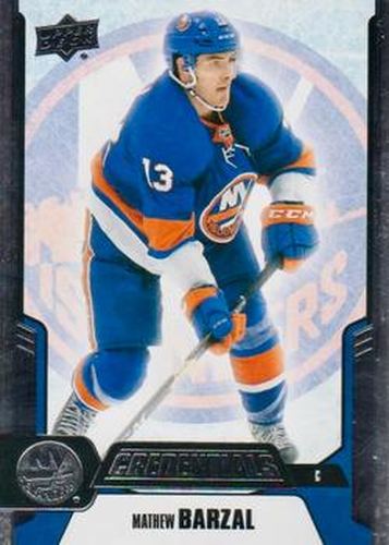#21 Mathew Barzal - New York Islanders - 2019-20 Upper Deck Credentials Hockey