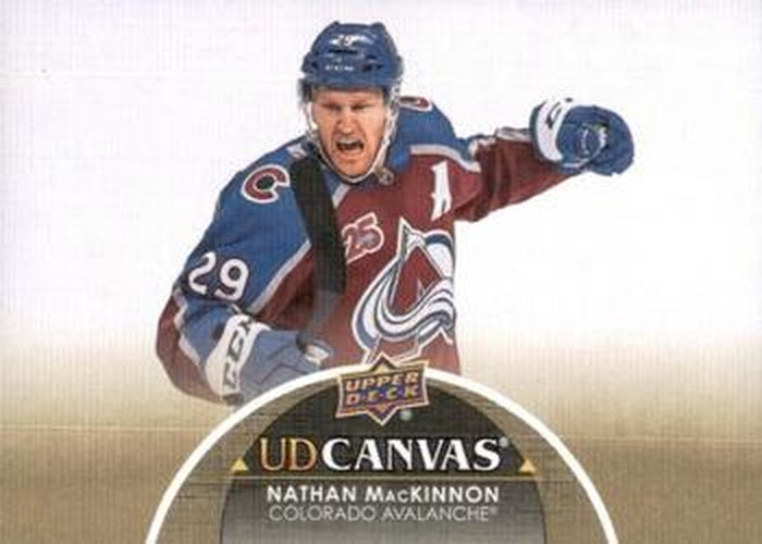 #C21 Nathan MacKinnon - Colorado Avalanche - 2021-22 Upper Deck - UD Canvas Hockey