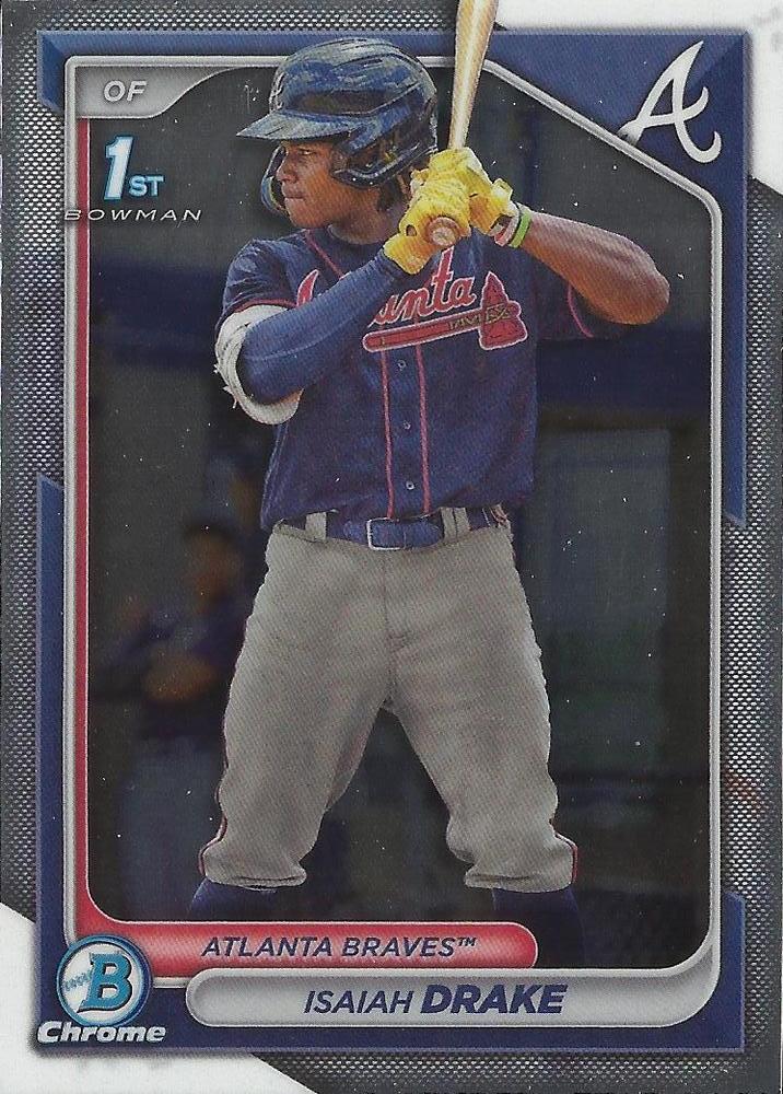 #BCP-21 Isaiah Drake - Atlanta Braves - 2024 Bowman - Chrome Prospects Baseball