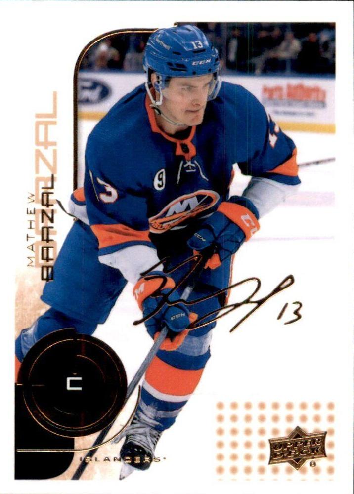 #21 Mathew Barzal - New York Islanders - 2022-23 Upper Deck MVP - 20th Anniversary Hockey