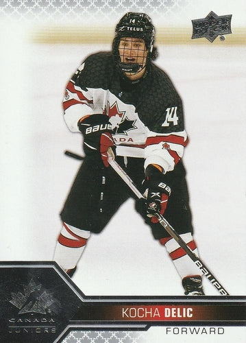 #21 Kocha Delic - Canada - 2022-23 Upper Deck Team Canada Juniors Hockey