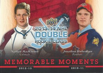 #NHCD-21 Nathan MacKinnon / Jonathan Huberdeau - Colorado Avalanche / Florida Panthers - 2014 Upper Deck National Hockey Card Day Canada Hockey