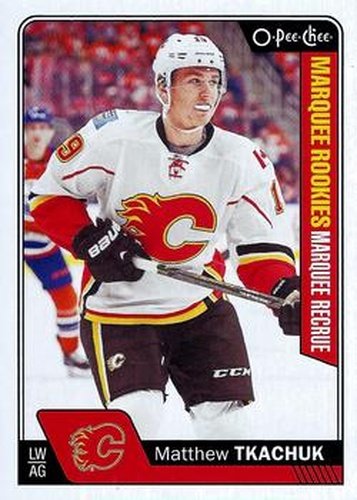 #681 Matthew Tkachuk - Calgary Flames - 2016-17 O-Pee-Chee Update Hockey