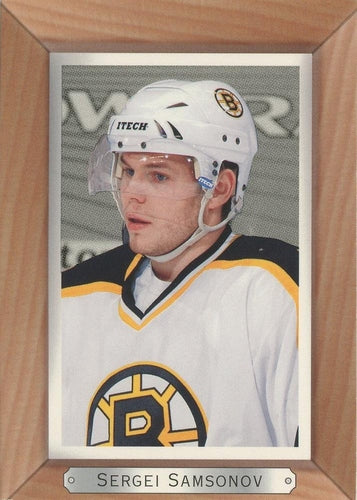 #21b Sergei Samsonov - Boston Bruins - 2003-04 Upper Deck Beehive Hockey