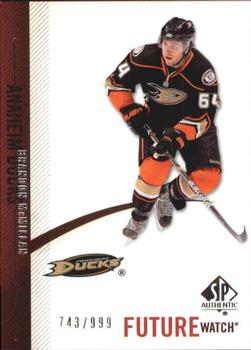 #220 Brandon McMillan - Anaheim Ducks - 2010-11 SP Authentic Hockey
