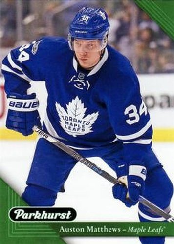 #220 Auston Matthews - Toronto Maple Leafs - 2017-18 Parkhurst Hockey