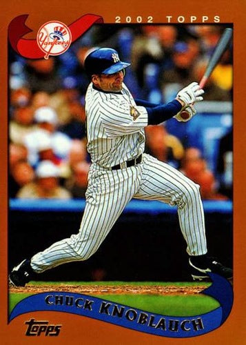 #220 Chuck Knoblauch - New York Yankees - 2002 Topps Baseball