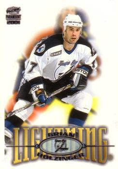 #220 Brian Holzinger - Tampa Bay Lightning - 2000-01 Pacific Paramount Hockey