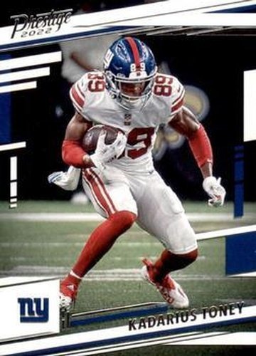 #220 Kadarius Toney - New York Giants - 2022 Panini Prestige Football