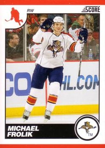 #220 Michael Frolik - Florida Panthers - 2010-11 Score Hockey