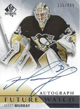#220 Matt Murray - Pittsburgh Penguins - 2015-16 SP Authentic Hockey