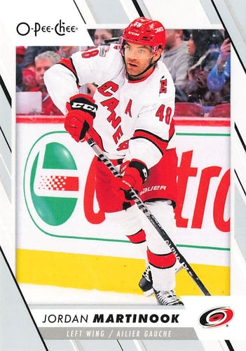 #220 Jordan Martinook - Carolina Hurricanes - 2023-24 O-Pee-Chee Hockey