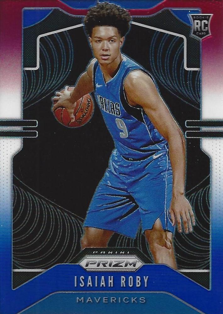 #283 Isaiah Roby - Dallas Mavericks - 2019-20 Panini Prizm - Prizms Red White and Blue Basketball
