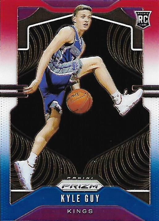 #287 Kyle Guy - Sacramento Kings - 2019-20 Panini Prizm - Prizms Red White and Blue Basketball