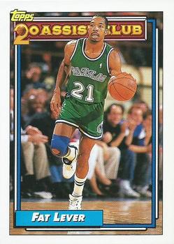 #221 Fat Lever - Dallas Mavericks - 1992-93 Topps Basketball