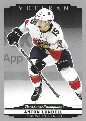 #221 Anton Lundell - Florida Panthers - 2022-23 Parkhurst Champions - Silver Hockey