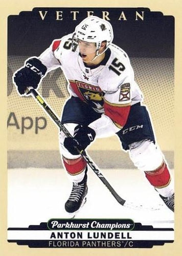 #221 Anton Lundell - Florida Panthers - 2022-23 Parkhurst Champions Hockey