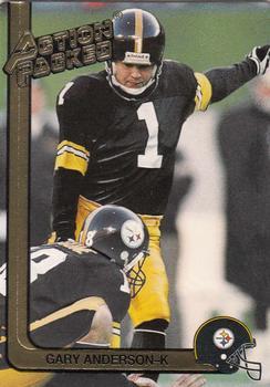 #221 Gary Anderson - Pittsburgh Steelers - 1991 Action Packed Football