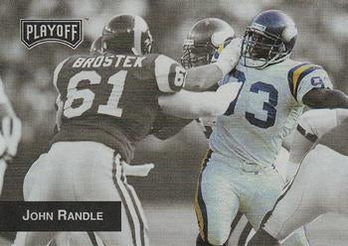 #221 John Randle - Minnesota Vikings - 1993 Playoff Football
