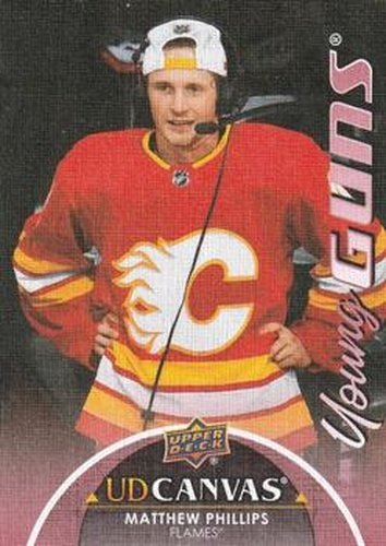 #C221 Matthew Phillips - Calgary Flames - 2021-22 Upper Deck - UD Canvas Hockey