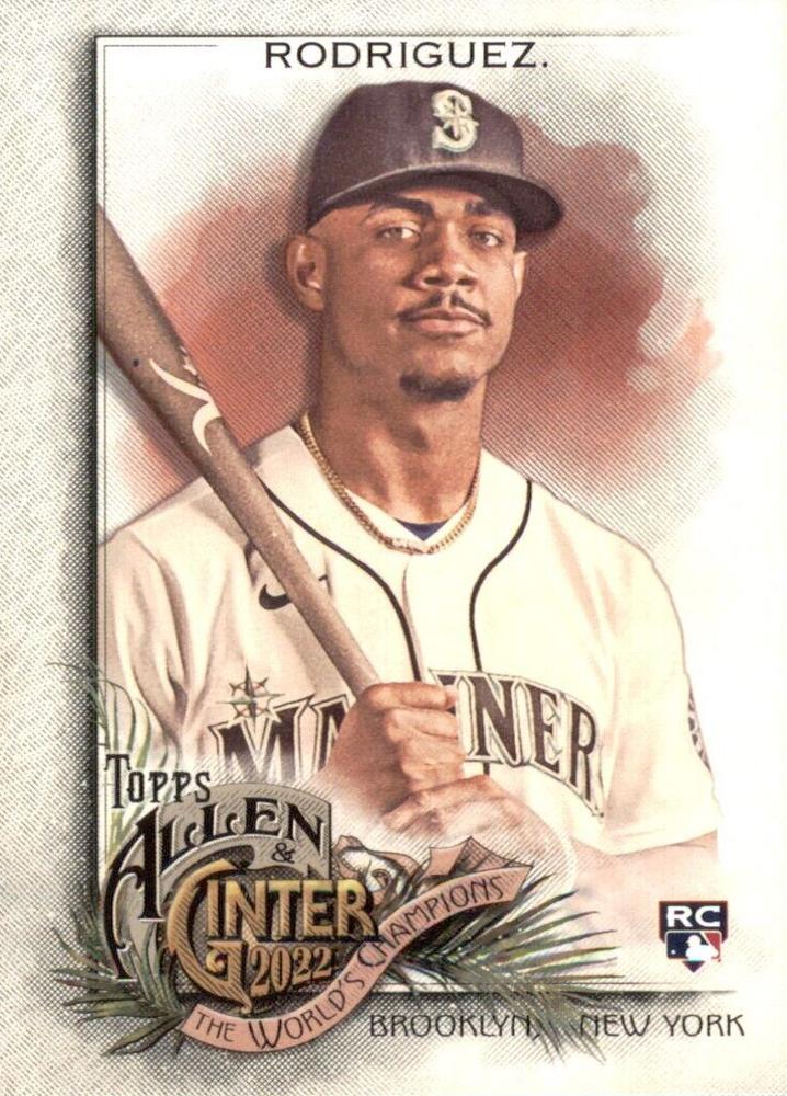 #221 Julio Rodriguez - Seattle Mariners - 2022 Topps Allen & Ginter Baseball