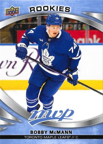 #222 Bobby McMann - Toronto Maple Leafs - 2023-24 Upper Deck MVP - Ice Battles Hockey
